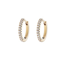 Load image into Gallery viewer, CLASSIC HUGGIE EARRINGS - GOLD
