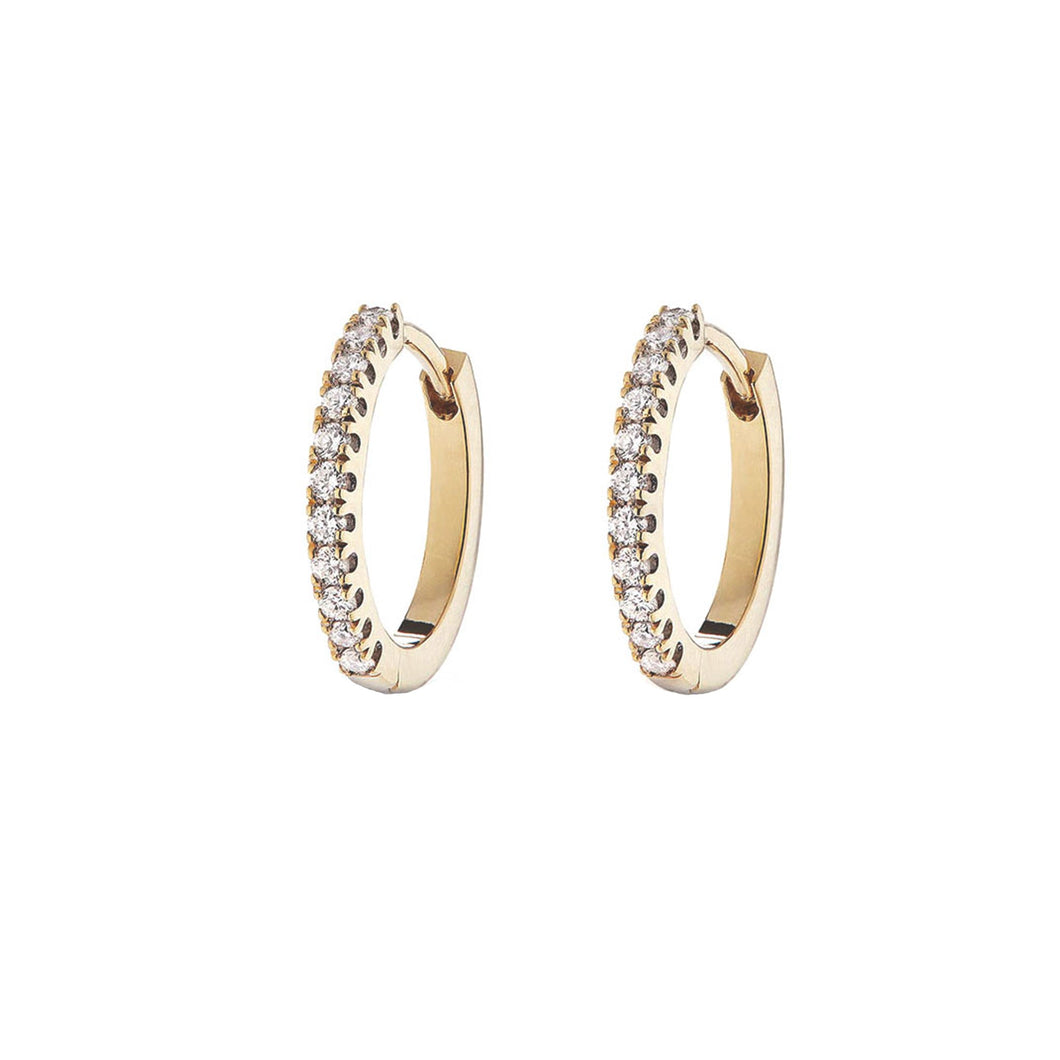 CLASSIC HUGGIE EARRINGS - GOLD