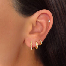 Load image into Gallery viewer, BABY HUGGIE EARRINGS - GOLD
