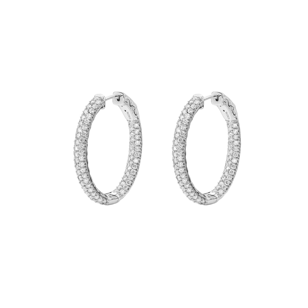 JELENA HOOP EARRINGS - SILVER