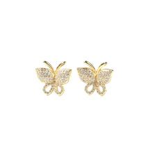 Load image into Gallery viewer, BIANCA BUTTERFLY EARRINGS - GOLD
