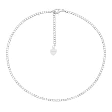 Load image into Gallery viewer, NADINE TENNIS NECKLACE - SILVER
