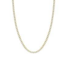 Load image into Gallery viewer, TYRA TENNIS NECKLACE - GOLD
