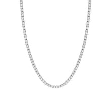 Load image into Gallery viewer, TYRA TENNIS NECKLACE - SILVER
