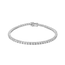 Load image into Gallery viewer, TYRA TENNIS BRACELET - SILVER
