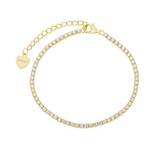 Load image into Gallery viewer, NADINE TENNIS BRACELET - GOLD
